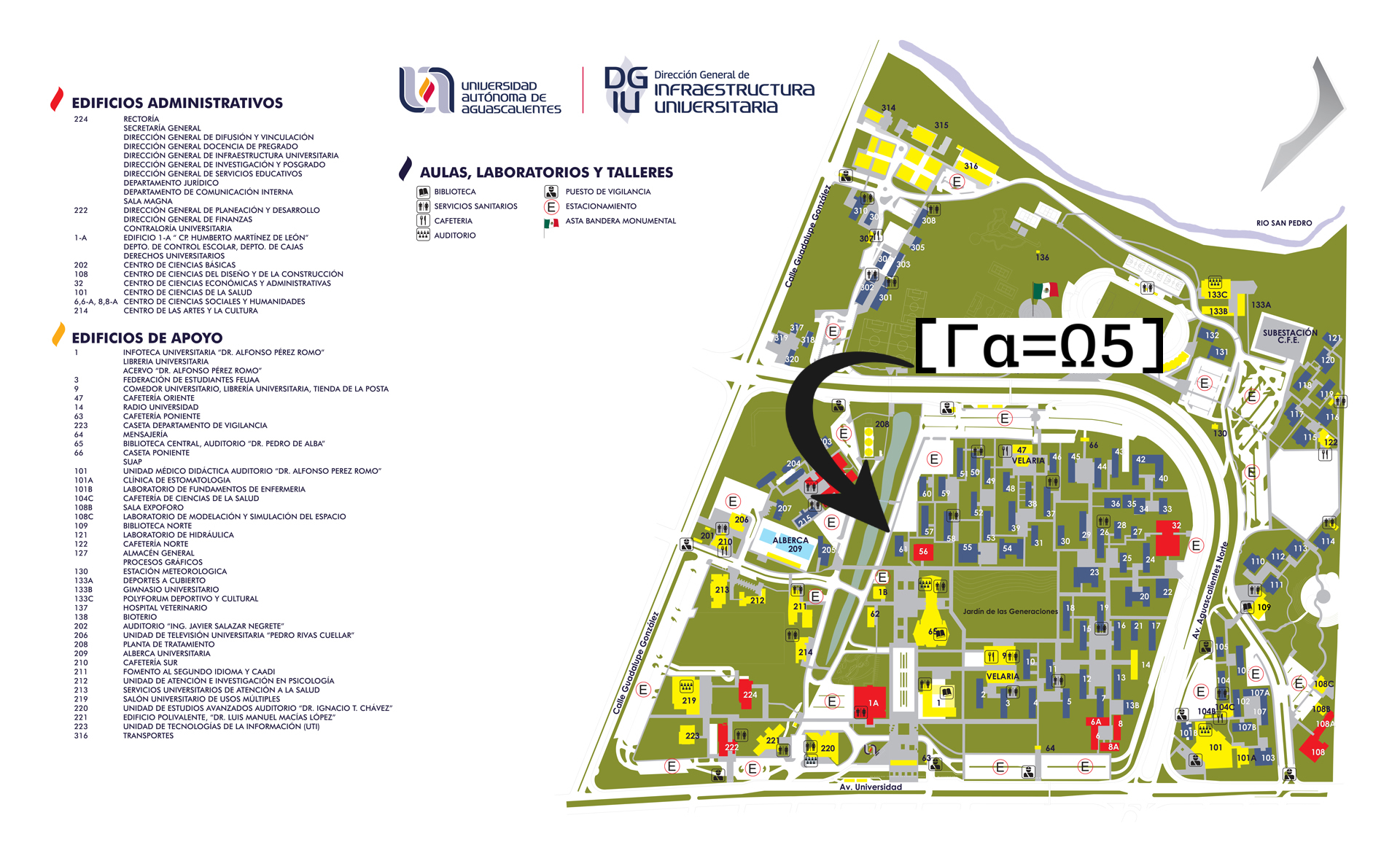 mapa uaa